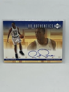 PAUL PIERCE 2000-01 UPPER DECK HARDCOURT UD AUTHENTICS AUTOGRAPH BOSTON CELTICS - Bild 1 von 2