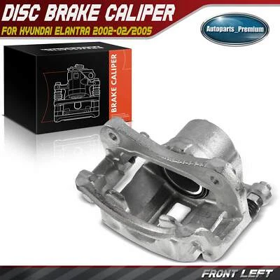 Pinza de freno de disco con soporte para conductor delantero izquierdo Hyundai Elantra 2002-02/2005 Foto 1 de 4