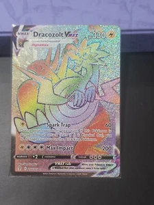 Pokemon Cielos en Evolución DRACOZOLT VMAX Raro 210/203 - Imagen 1 de 4