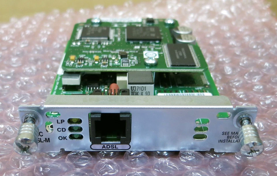 CISCO HWIC-1ADSL ANNEX CCNA CCNP CCIE ICND 1-PORT HWIC - Image 1 of 1