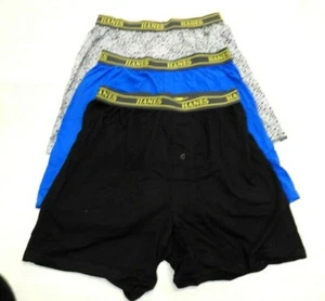 Hanes 3er Pack Herren Premium Original Fit Tagless Knit Boxershorts - S (28-30) - Bild 1 von 3