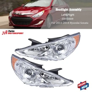 Conjunto de pares de faros de esquina aptos para Hyundai Sonata 2011-2014 lámpara L+R - Imagen 1 de 8
