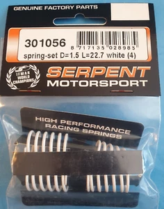 Serpent F180 301056 Spring Set D=1.5 L=22.7 White (4) - Picture 1 of 1