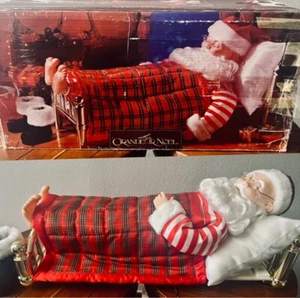  Grandeur Noel Snoring Santa Collectors Edition Animated Original Box~Mint! - Picture 1 of 14