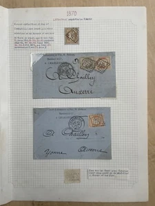 timbre Cérès lettre Lafontaine fils Prévot Martinet à Charleville préoblitéré - Foto 1 di 10
