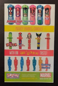 2003 AU'SOME CANDIES Marvel Power Pops/Candy Dispensers - Print Ad/Ad Page - Picture 1 of 1