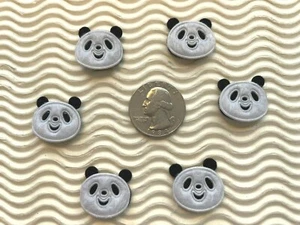 Apliques de panda de fieltro acolchado de 40 piezas x 3/4"/Kung Fu/para baby shower lindos niños ST155A - Imagen 1 de 2