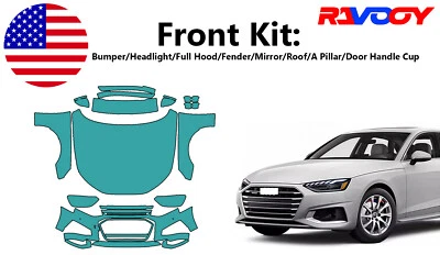 For Audi A4 Base 2020-2025 Front Paint Protection Film PreCut Kit PPF - Image 1 of 4