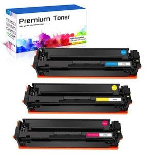 3PK CYM CF501A-503A 202A Toner Set for HP Color LaserJet Pro MFP M281fdn M281dw - Picture 1 of 24