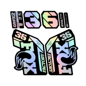 Fork Sticker for 2025 FOX 36 Factory step cast MTB Mountain Bike Holographic - Picture 1 of 1