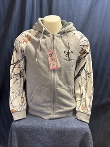 Women's True Timber Camo Sherpa Lined Jacket Size Medium  GT - Picture 1 of 14