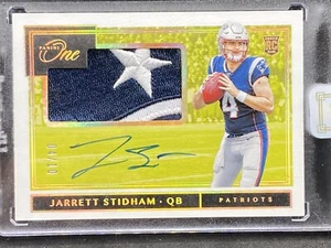 JARRETT STIDHAM 2019 PANINI ONE ROOKIE RC PATCH AUTOGRAPH 4/10 - Picture 1 of 2