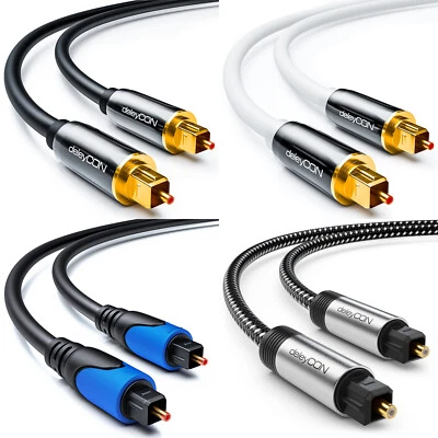 Toslink Kabel Optisches Audiokabel Digital LWL SPDIF HiFi Digitalkabel 0,5m-15m - Bild 1 von 4