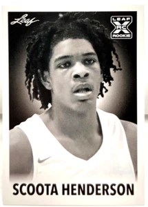 SCOOT HENDERSON 2021-22 LEAF 1960 SIGNATURES “REDEMPTION" ROOKIE CARD #09! - Picture 1 of 2