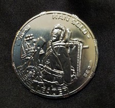 Star Wars 30th Anniversary TAC 2007 HAN SOLO REBEL #38 Torture Empire COIN ONLY 