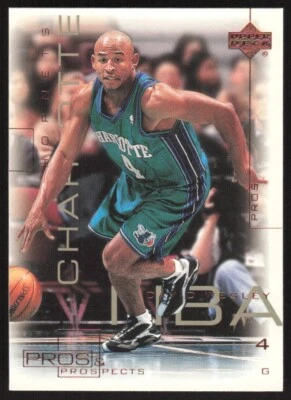 2000-01 Upper Deck Pros & Prospects David Wesley #9 Charlotte Hornets - Image 1 of 2