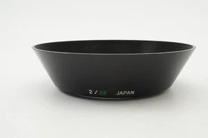 OLYMPUS genuino OM ZUIKO 28 mm F2 capó de metal 49 mm atornillado de Japón #B116 - Imagen 1 de 8