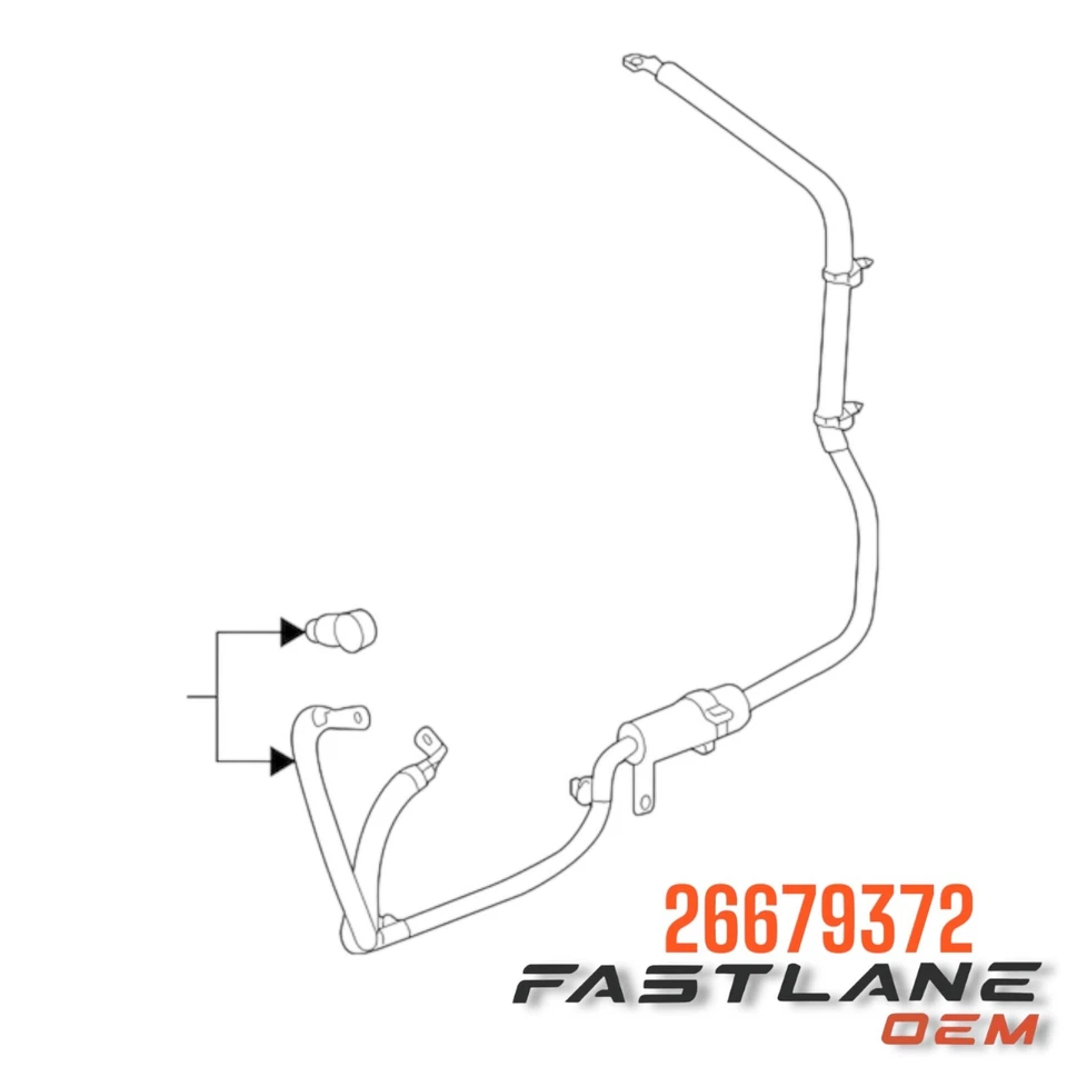2010-2016 BUICK LACROSSE ПОЛОЖИТЕЛЬНЫЙ И ОТРИЦАТЕЛЬНЫЙ КАБЕЛЬ АККУМУЛЯТОРА НОВЫЙ OEM 26679372 - Изображение 1 из 4