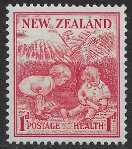 NUEVA ZELANDA 1938 SALUD SELLO SEMIPOSTAL SG#610 MLH - Imagen 1 de 2