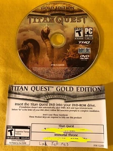 Titan Quest Gold Edition Deluxe Immortal Throne Windows PC-DVD THQ 2007 - Imagen 1 de 1