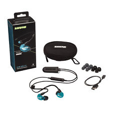 Shure SE215 Sound Isolating Earphones with 37 dB Noise Cancelation Blue