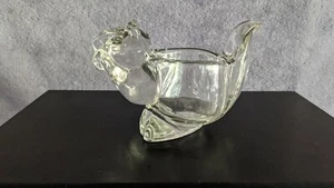 Vintage Avon Clear Squirrel Figurine Tea Light Holder - Picture 1 of 7