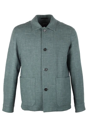 ZEGNA Green Oasi Cashmere Overshirt Size 50 IT / 40R U.S.  New With Tags - Image 1 of 4