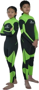 JINTALEC-Neoprene Kids Wetsuit, 3/2 mm Full Body & for Boys & Girls, Size 8 NEW - Picture 1 of 5
