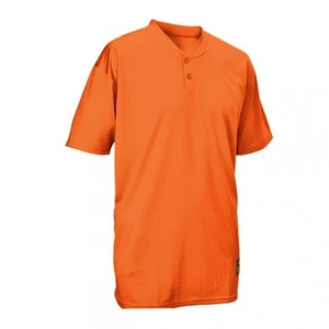 Easton Skinz Orange 2 Button Placket Jersey Youth - Picture 1 of 1