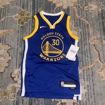 NIKE Warriors Swingman Steph Curry Jersey Size Youth Small NWT Icon Edition #30 - Image 1 of 4