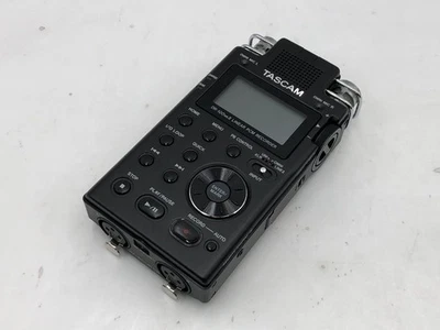 Tascam DR-100 MKII Portable Linear PCM Recorder DR100MKII Black Used - Image 1 of 4