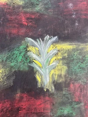 PAUL KLEE dibujo y pintura sobre papel antiguo firmado estampado vintage Foto 1 de 3