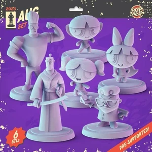 Cartoons - POP MINIS 28mm 32mm Scale Miniatures - Bild 1 von 8