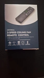 UNIVERSAL 3 SPEED CEILING FAN REMOTE CONTROL - Picture 1 of 2