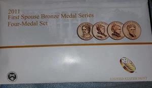 Bronzemedaillensatz 2011 erster Ehepartner. 4 Medaillen Set. - Bild 1 von 2