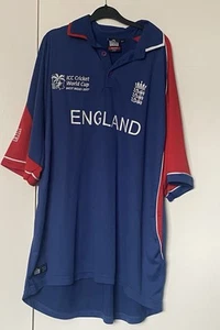 Admiral England ECB ODI Adult Mens Cricket Shirt Jersey Top World Cup 2007 XXL - Picture 1 of 2