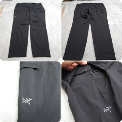 Pantalones Arc'teryx Sabria para mujer 14 R negros mezcla de nailon senderismo aire libre carga elásticos Foto 1 de 4