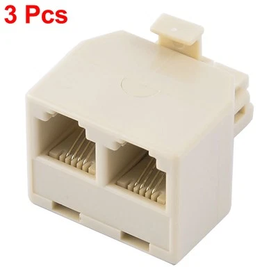 RJ11 6P4C Keystone 1, 2 weiblich Port Netzwerk Kabel Stecker Ethernet Splitter - Bild 1 von 4
