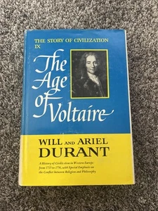 The Age of Voltaire Will and Ariel Durant Hardcover 1965 Story of Civilization 9 - Picture 1 of 5