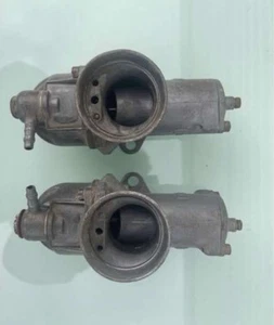 Pr Original AMAL L932 & R 932 Carburettors Suit Norton Triumph BSA - Picture 1 of 6