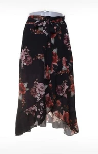 Boohoo Midirock Damen Gr. 40 Blumenmuster Sommer Rock Damen Zara - Bild 1 von 4