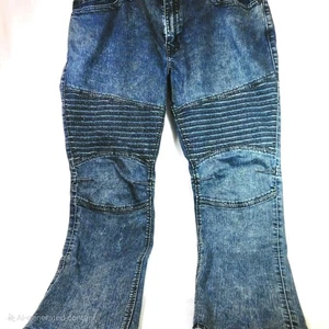 True Religion Retro Core Jeans Mens 44 Blue Denim Moto Stitch  Designer Pants - Picture 1 of 8