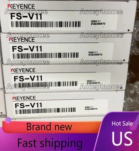KEYENCE FS-V11 Fiber Optic Sensors FSV11 New In Box One US Free TAX - Picture 1 of 4