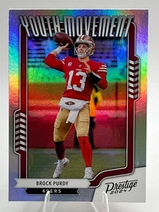 2024 Panini Prestige Youth Movement Brock Purdy #YM-BPY - 49ers - Foto 1 di 2