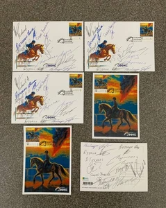 NEW Envelopes and Postcards «Equestrian sport of Ukraine» with 10 signatures - Picture 1 of 24