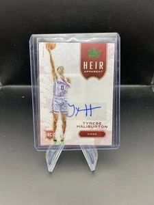 Tyrese Haliburton 2020-21 Panini Court Kings #HA-THA Emerald Auto RC Rookie - Bild 1 von 2