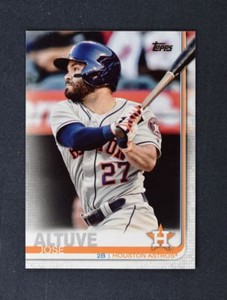 2019 Topps Series 1 Base #178 Jose Altuve - Houston Astros