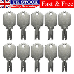 10x Forklift Keys 166 1430 186304 51335040 Ignition Keys for Clark Hyster Yale
