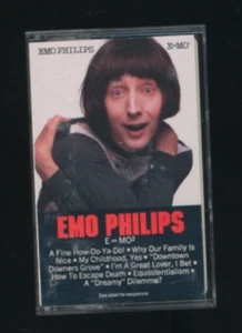 1985 Emo Phillips "E=MO2" Cassette ET-39981 (Epic) Vtg Comedy - Picture 1 of 4