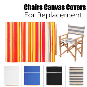 Chairs Cover Replacement Canvas Seat Covers Set Outdoor Garden Casual Directors